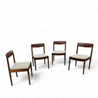 4 X Scandinavian Teak Dining Chairs / 1970s thumbnail 7