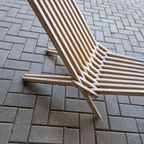Set 2 Lounge Fauteuils Lattenbank Ligstoelen Tuinstoelen thumbnail 18