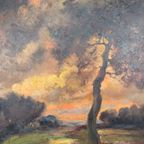 Albert Steel - Landschap Schilderij thumbnail 3