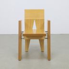 4X Architectural Chair, One-Off By Dutch Architect Kees Doornenbal, 1990S thumbnail 4