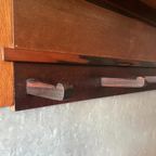Art Deco Haagse School Kapstok Jaren 20 30 P.E.L. Izeren thumbnail 8