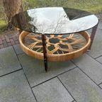 Rattan En Glazen Coffeetable thumbnail 2