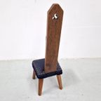 Eiken Stoeltje Brutalist Arts And Crafts thumbnail 4