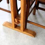 Vintage Bartafel Met Stoelen thumbnail 9