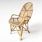 Vintage Design Rotan Fauteuil , Rohé Noordwolde, 1960s thumbnail 1