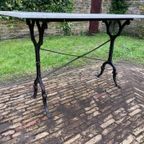Tuintafel Bistrotafel Met Marmer Periode 1900 Lafa Aurilac Frans thumbnail 17