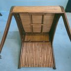 Rattan Vintage Eetkamerstoelen Unieke Set Van 6 thumbnail 15
