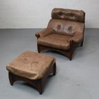 Ranger Lounge Chair With Ottoman By Erik Deforce For Gervan thumbnail 5