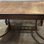 Henri Ii Solid Walnut Dining Table thumbnail 10