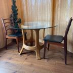 Gabriella Crespi Stijl Ronde Eetkamertafel Met Glazen Top thumbnail 9