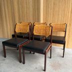 Set/5 Vintage Top Form Stoelen, 1960, Skai Webbing thumbnail 10