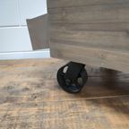 Industriële Verrijdbare Salontafel Of Planten-Koffietafel Met 4 Lades thumbnail 6
