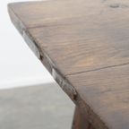 Karaktervolle 18e-eeuwse Antieke Spaanse Side Table/ Eettafel Met Een Prachtig Patina thumbnail 10