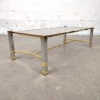 Vintage Chroom & Messing Salontafel thumbnail 5