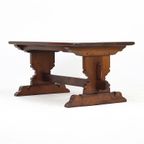 Antieke Vintage Mid-century Brutalist Eettafel thumbnail 12