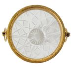 Mid-century Franse Ijsemmer Kristal Verguld 1950’s thumbnail 5
