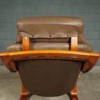 Deense “apollo” Fauteuil Met Hocker – Svend Skipper – Jaren 70 thumbnail 10