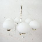 Mid-Century Melkglazen Bollamp thumbnail 7