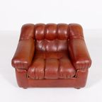 1970’S Vintage Italian Design Lounge Armchair / Fauteuil Met Poef With Pouf thumbnail 6