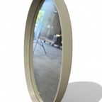 Vintage Ovalen Spiegel – Minimalistisch Design - Space Age thumbnail 3