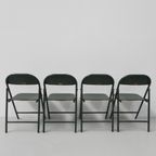 Set Van 4 Industriële Stalen Klapstoelen Du-Al Dare Inglis thumbnail 9