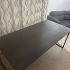 Eetkamertafel Zwart Mango Look thumbnail 3