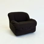 Caprice Fauteuils In Donkbruin Door Henning Korch Voor SWAN thumbnail 4