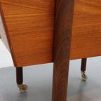 Deens Vintage Fournituren Kastje Op Wieltjes thumbnail 5