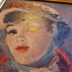 Cherry Jeffe Huldah Dame In Lijst Vintage thumbnail 11