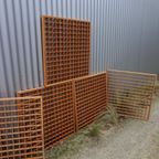 Vintage Scandinavische Houten Traliewerk Plafondplaten/ Traliepanelen, 1970S thumbnail 9