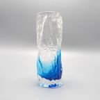 Ijsglas Vaasje Blauw Jaren 60 thumbnail 2