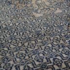 Leuk Vintage Oosters Vloerkleed In Voornamelijk Blauw Tinten 130x78cm thumbnail 3