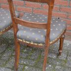 Antieke Stoelen Atkinson & Co Set Van 4 thumbnail 10