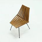 Rare Model 218 Slat Chair By Rohé Noordwolde The Netherlands 1961 thumbnail 11