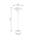 Louis Poulsen Ph 80 Vloerlamp Wit Rood thumbnail 6