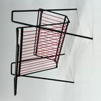 Vintage Lectuurmeubel / Tijdschriftenrek In Pilastro Stijl. 1960's Nederland thumbnail 11