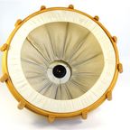 Vintage Hanglamp – Houten Frame / Stof thumbnail 4