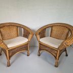 Bohemian Koloniale Rotan Rieten Stoelen Boho thumbnail 2