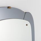 Italian Mid-century Modern Full Length Mirror / Spiegel / Wandspiegel From Crystal Art 1960s thumbnail 6