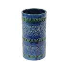 Vintage Italiaanse Vaas Ceramiche Minerva Blauw Keramiek thumbnail 8
