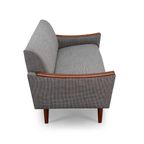 Grijze Geherstoffeerde Deense Design Vintage 3zits Sofa Gemaakt Door Cfc Silkeborg 1960s thumbnail 5