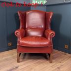 Schapenleren Vintage Clubfauteuil In Art Deco Stijl thumbnail 13