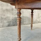 Antieke Eettafel Tafel Franse Wandtafel thumbnail 12