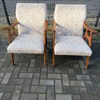 Set Van 2 Vintage Relax Stoelen thumbnail 13