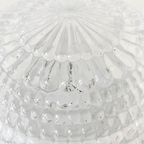 Mid-century Ronde Glazen Plafondlamp Bubbelglas 1960’s thumbnail 6