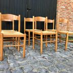 6 Vintage Eetkamerstoelen thumbnail 13