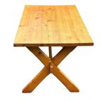 Vintage Dining Table Pinewood 1960 Minimalist Eettafel thumbnail 11