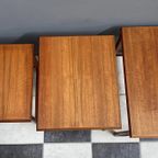 Teak Nesting Table Set By Toften Denmark 1970S thumbnail 13