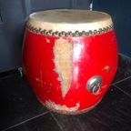 Trommel - Vintage Chinese Drum (Tanggu) - 19Th Century thumbnail 4