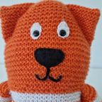 Retro Oranje Gebreide Kat Poes thumbnail 7